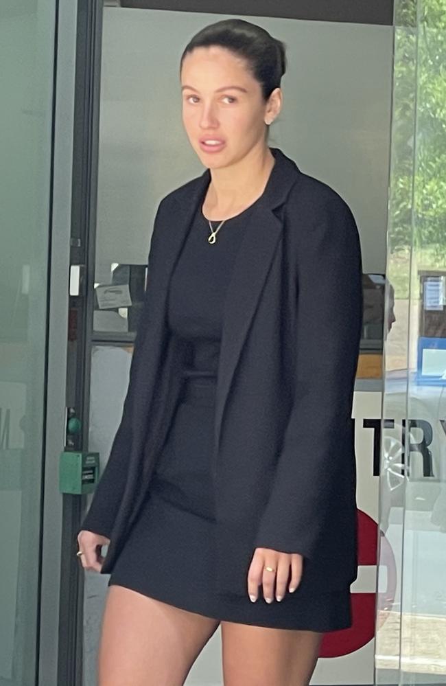 Simone Fisher at Sutherland Local Court. Picture: Ashleigh Tullis