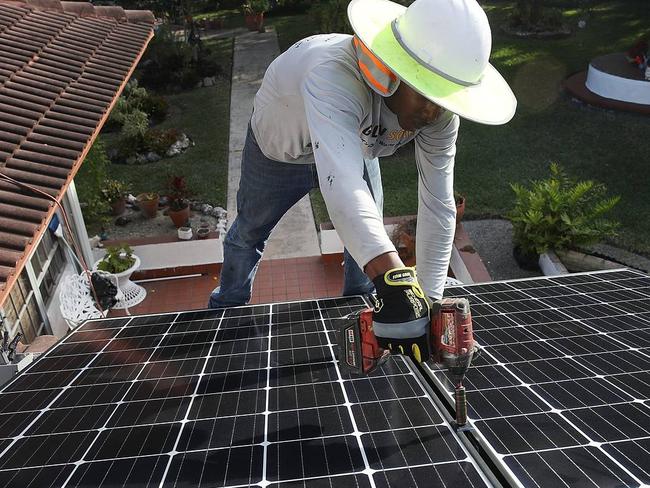 Many homes already have solar panels which can contribute to the electricity grid. Picture: Getty