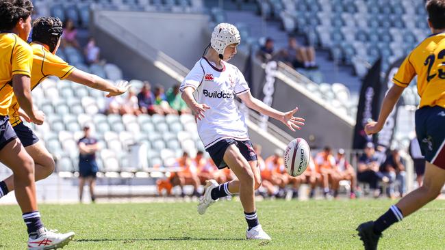 Buildcorp Emerging Reds Cup day one action between South East Queensland's Under-15s and Brisbane White Under-15s. Picture credit: QRU Media/ Erick Lucero.