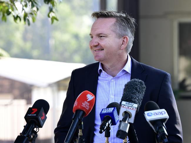 Shadow Treasurer Chris Bowen will run against Anthony Albanese for the leadership. Picture: AAP