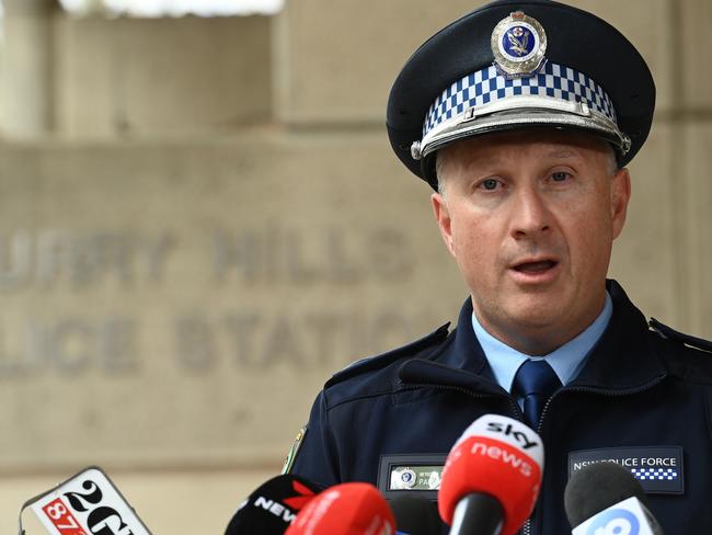 Detective Superintendent Paul Dunstan said the driver immediately accelerated towards officers. Picture: NCA NewsWire / Jeremy Piper