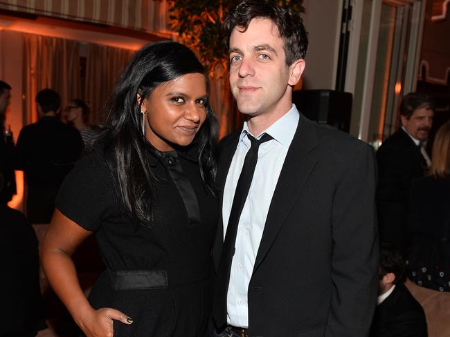 Mindy Kaling and B.J. Novak. Book: Yet to be released. Advance: $US7.5 million Picture:Alberto E. Rodriguez/Getty Images