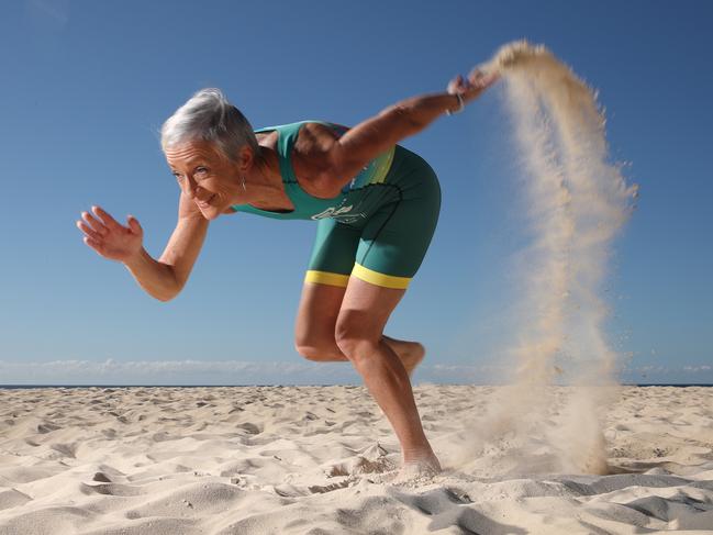 Wellness Warriors winner Caroline Bellenger. Picture: Glenn Hampson.