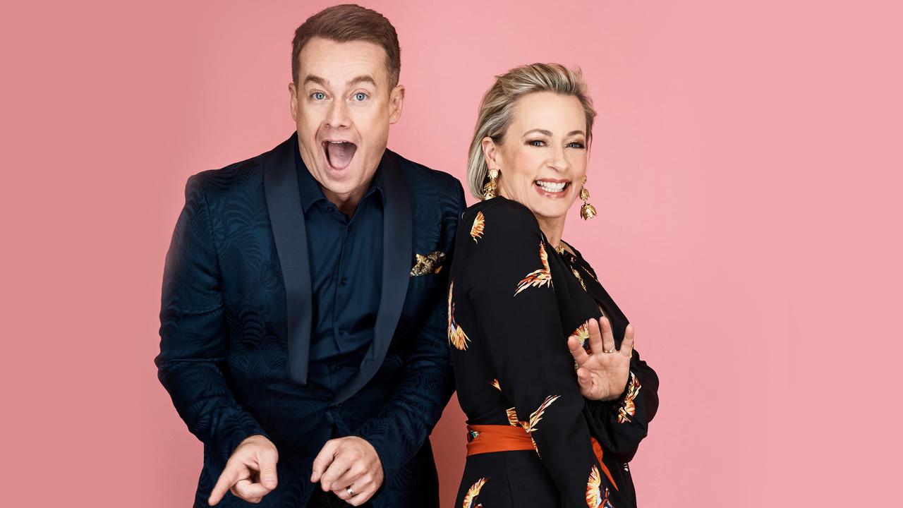 Grant Denyer and Amanda Keller hosted Dancing with the Stars.