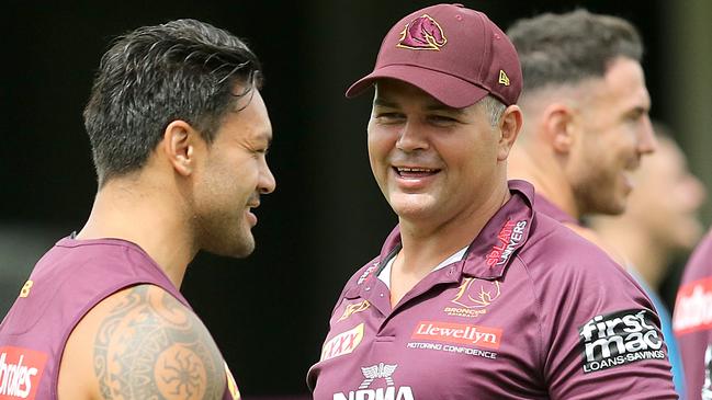 Anthony Seibold wants to get the best out of his experienced stars. Image: AAP Image/Jono Searle