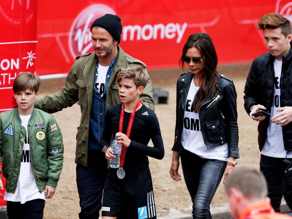The Beckhams are a close knit family. Picture: Getty Images