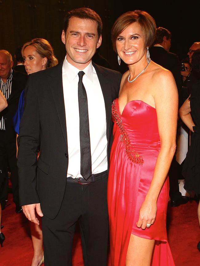 Karl Stefanovic and ex-wife Cassandra Thorburn in 2011. (Pic: Supplied)