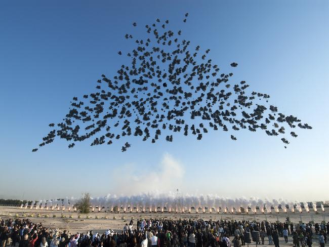 Cai Guo-Qiang’s Black Ceremony 2011. Picture: Hiro Ihara, Cai Studio