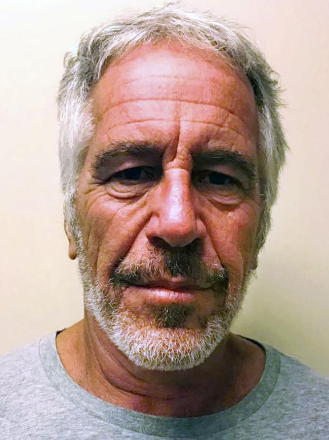 Jeffrey Epstein was found dead in his cell in November 2019. Picture: New York State Sex Offender Registry / AFP