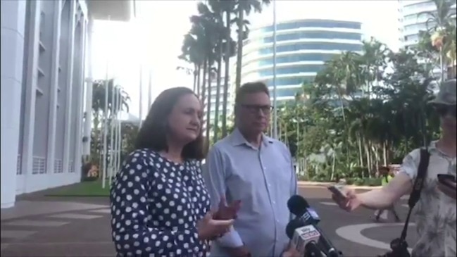 Presser- Territory MLAs Robyn Lambley and Terry Mills Video: Hayley Sorensen