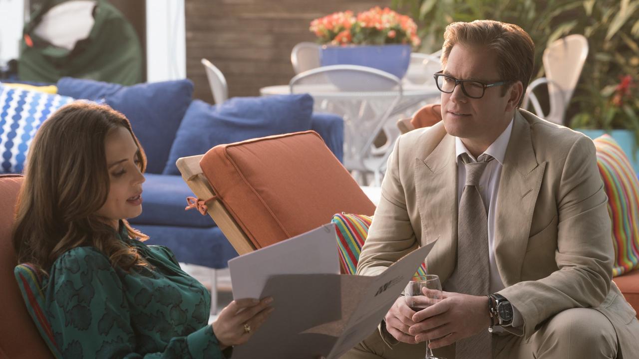 Eliza Dushku and Michael Weatherly in Bull. Picture: Barbara Nitke/CBS
