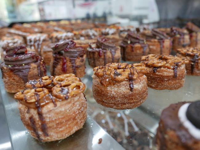 There’s a variety of Nutella cakes and pastries on offer.