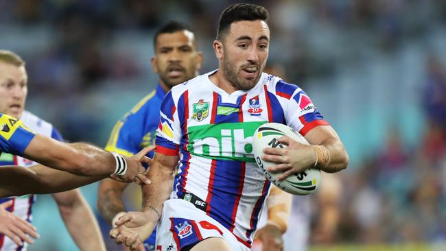 Brock Lamb can win back his starting spot for the Knights. Picture: Brett Costello