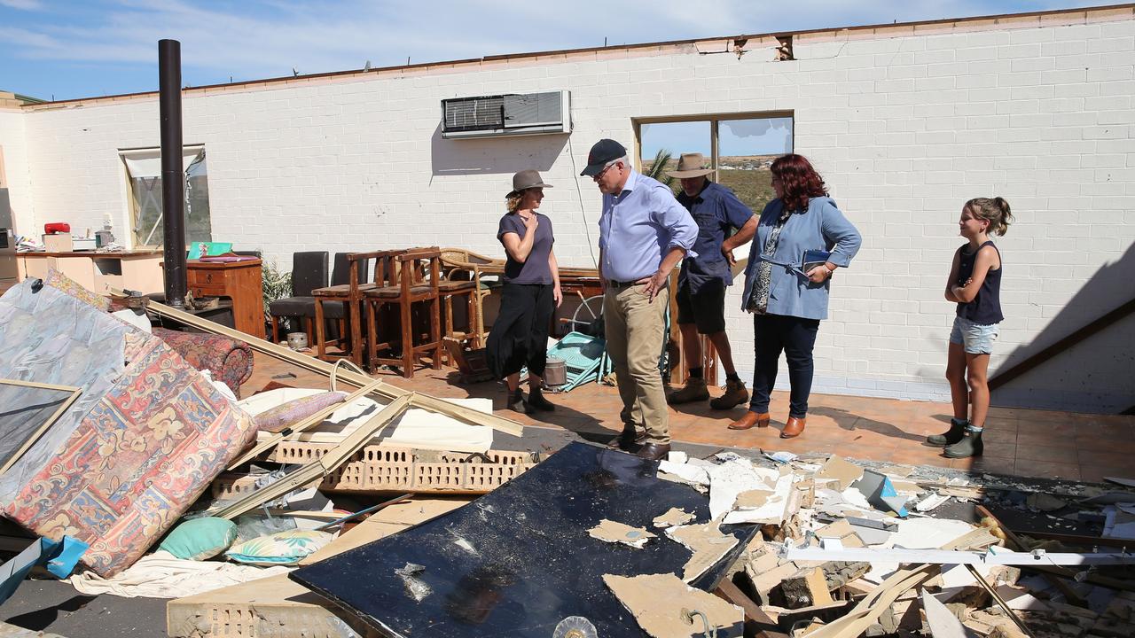 Dozens of buildings were completely destroyed. Picture: Justin Benson-Cooper/The West Australian