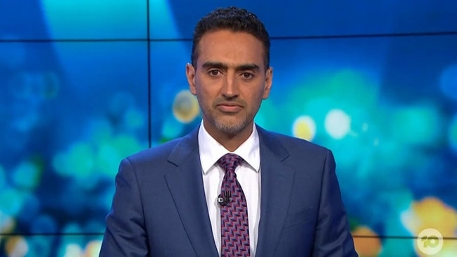 Waleed Aly grilled Live Nation's CEO on The Project. Picture: Twitter.