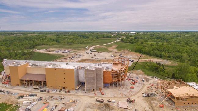 The back of the ark, which features a 1500-seat restaurant and gift shop. <i>Picture: Twitter</i>