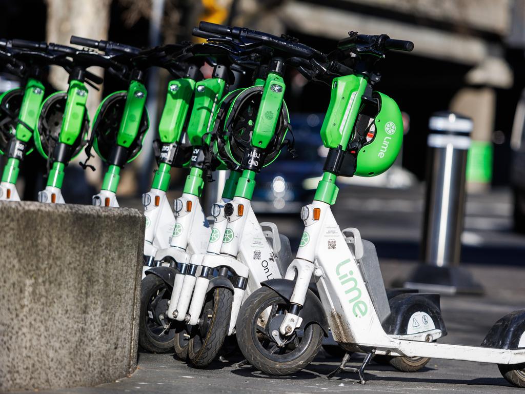 Lime had proposed a ‘pause’ rather than a ban on e-scooters. Picture: Aaron Francis