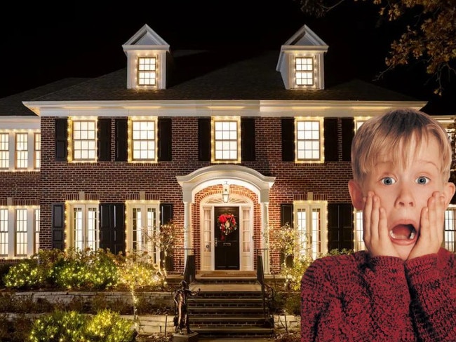 Kevin McCallister’s iconic ‘Home Alone’ house can be yours. Picture: