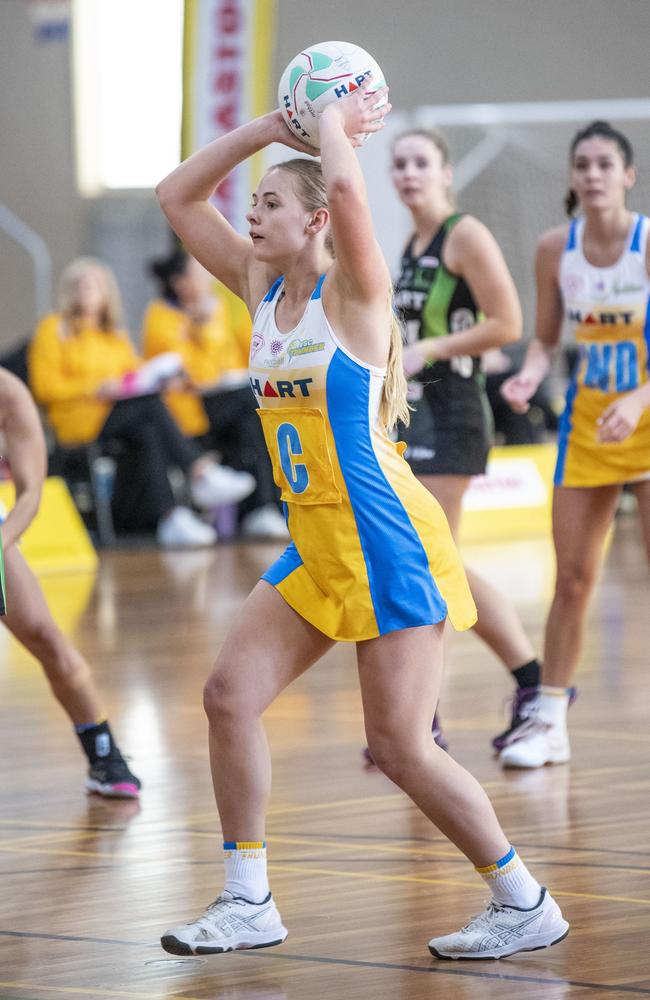 Baylee Boyd in action for USC Thunder. Picture: Nev Madsen.