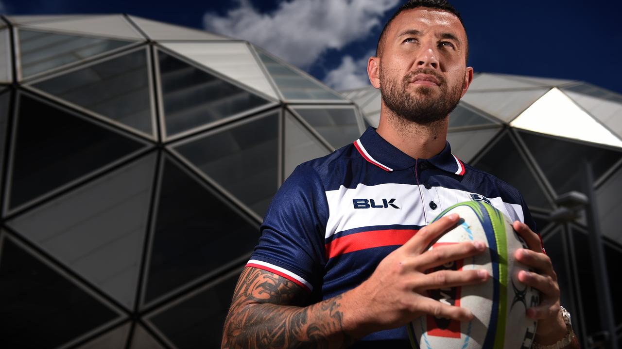 Quade Cooper is restarting his career in Melbourne with the Rebels.