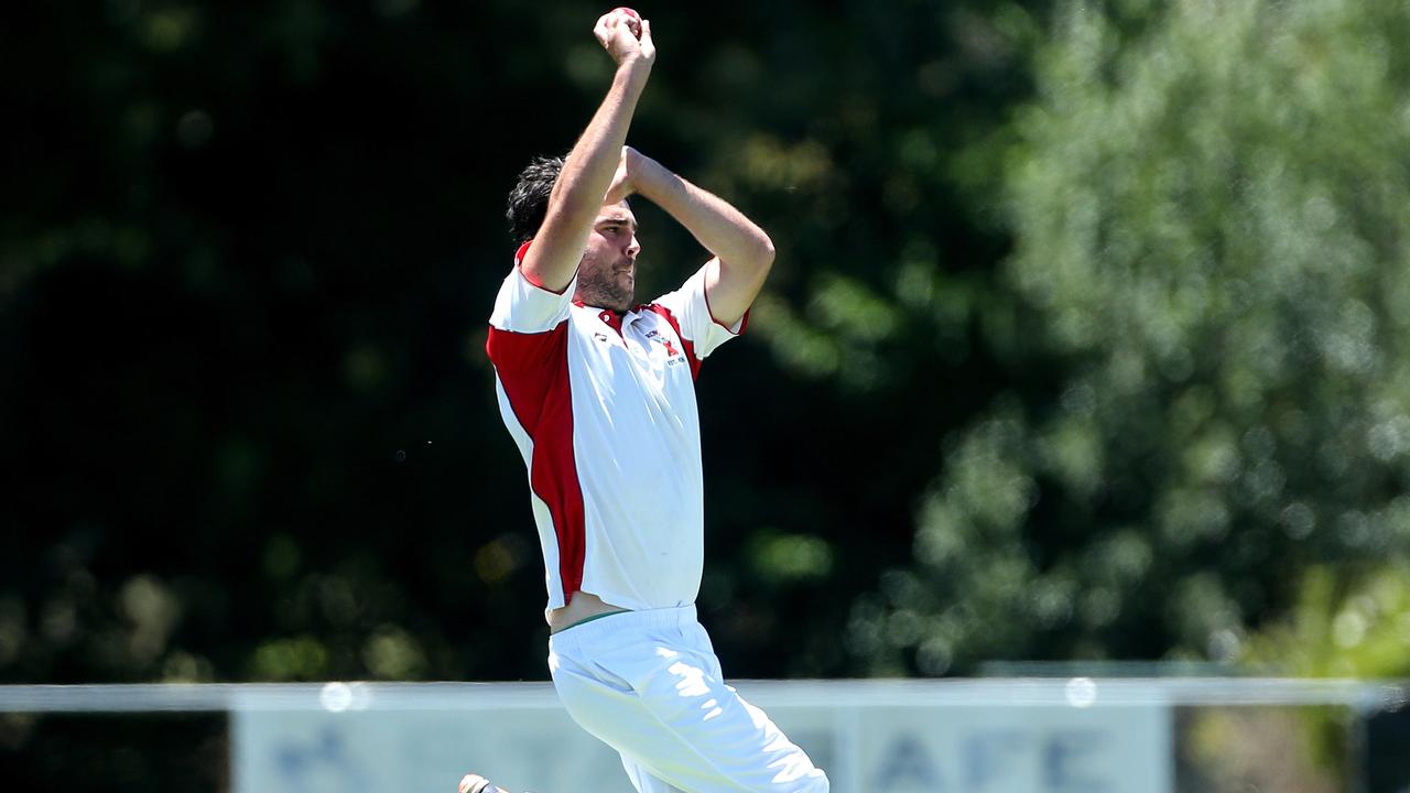 GDCA - Louis Moor in action for Romsey. Picture: Hamish Blair