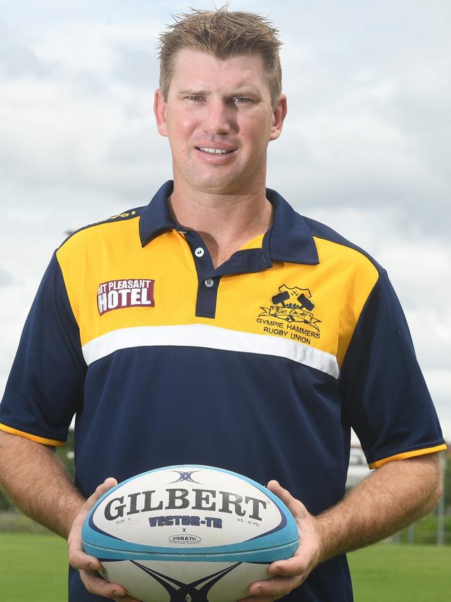 Gympie Hammers Rugby Union Club’s new men’s reserve grade coach Brent Dickfos had the aim of a premiership this season with the players to make that happen, but that is all up in the air now.