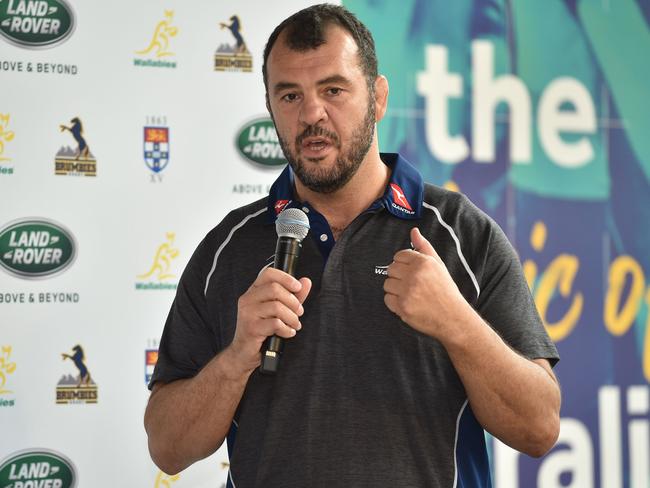 Cheika says adversity has provided some valuable lessons. Picture: AFP