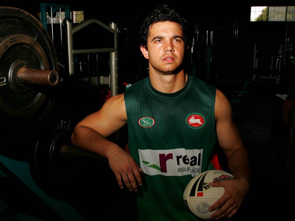 Joe Williams during his playing days with the Rabbitohs. Picture: Brett Costello