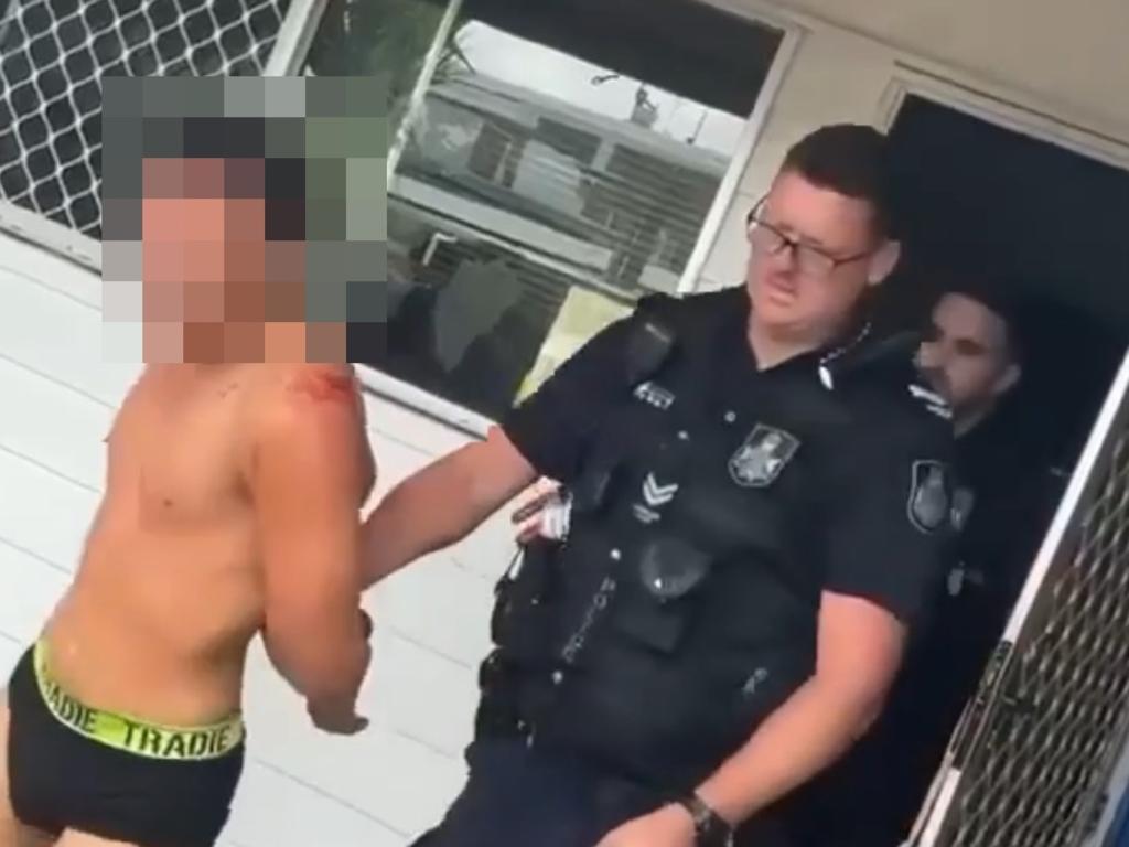 Arrest footage of Tristan James Watson, the man charged over the alleged hit and run that claimed the life of Brendan Moreland.