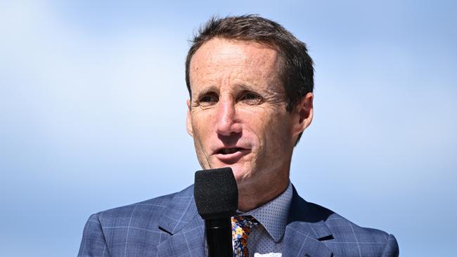 Jockey Damien Oliver. Photo by Quinn Rooney/Getty Images.