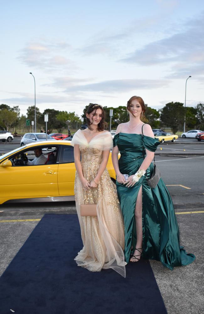 Students at the 2024 Chancellor State College formal.