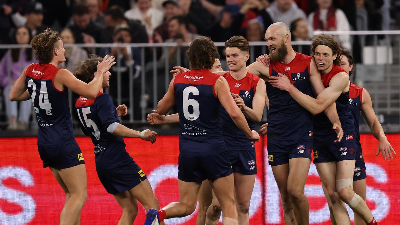 The Demons are through to their first grand final since 2000. (Photo by Paul Kane/Getty Images)