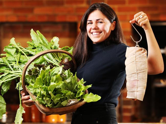 Agrarian Kitchen restaurant supervisor Amalia Oxley. The restaurant has been named Tasmania’s best. Picture: ZAK SIMMONDS