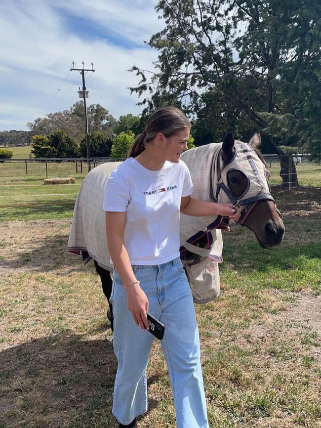 Poppy Crozier, 19, graduated from Wilderness School in 2021. Picture: Instagram