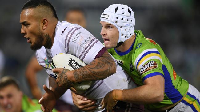 Addin Fonua-Blake has signed a new deal with the Sea Eagles. Picture: AAP