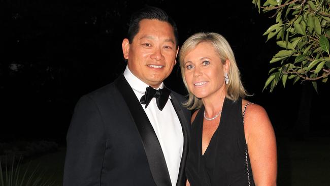 Lionel and Lisa Lee at the Silver Party for Sydney Children’s Hospital Foundation (SCHF) held at a private mansion in Darling Point. Picture: Christian Gilles