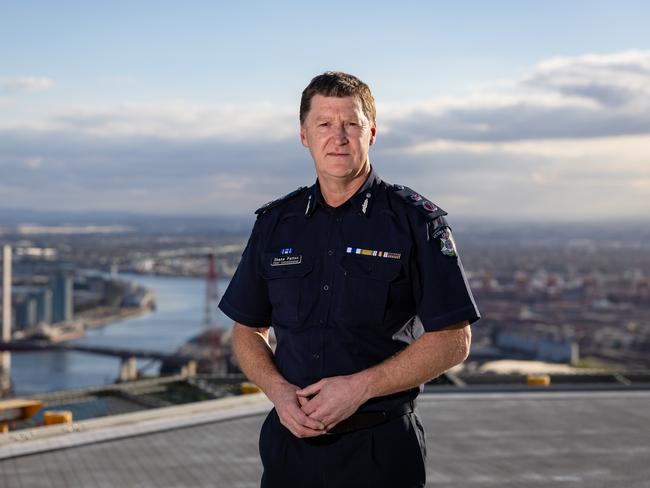 Victoria Police Chief Commissioner Shane Patton. Picture: Jason Edwards