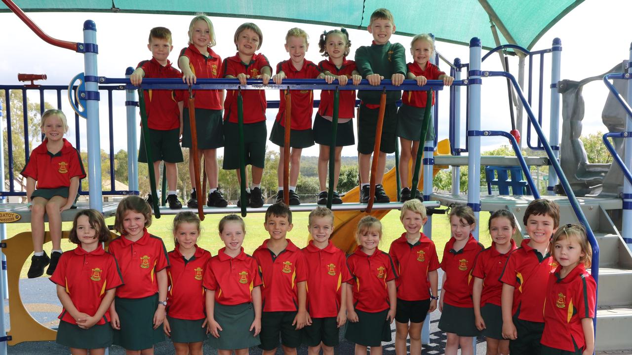 St Joseph's School Stanthorpe Year 1 class (back) Georgia Robinson, William Stevens, Macey Pearce, Orion Bright-Mync, Virginia Preston, Maddison Mitchell, Jimmie Lee, Poppy Wilshire, (front) Catherine Scudamore, Mia Vedelago, Charlotte Gasparin, Charlee Barker, Darcy Staley, Beau Ponzo, Rebecca Savio, Will Day-Duell, Isobel Barker, Ava Stanford, Sebastian Torrisi, and Shenae Dullahide. Absent: Jack Verri. Picture: contributed