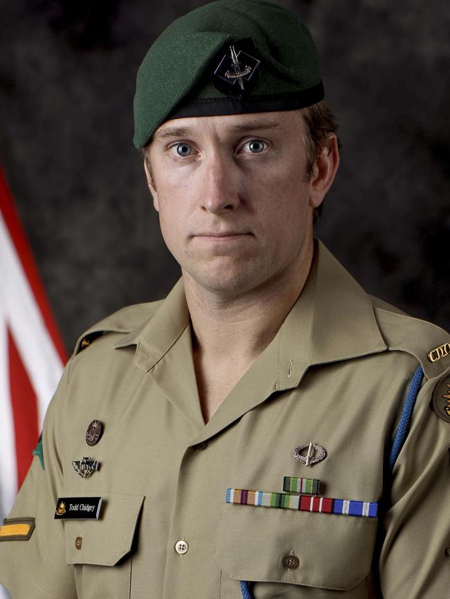 Lance Corporal Todd Chidgey, 29, died from a gunshot wound in a non-combat-related incident in Afghanistan on July 1, 2014.