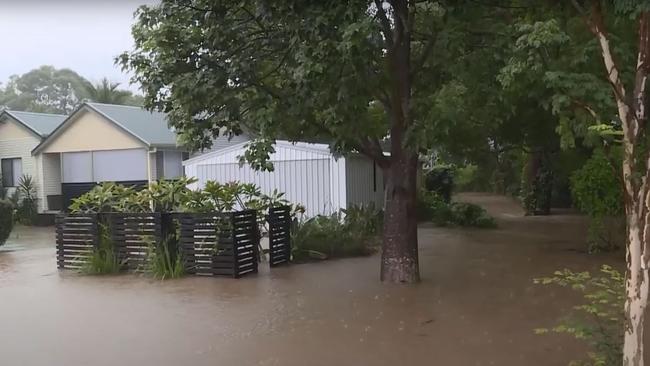 Hundreds of millimetres of rain have already fallen on parts of NSW and experts warn there’s more to come. Picture: Nine/Today