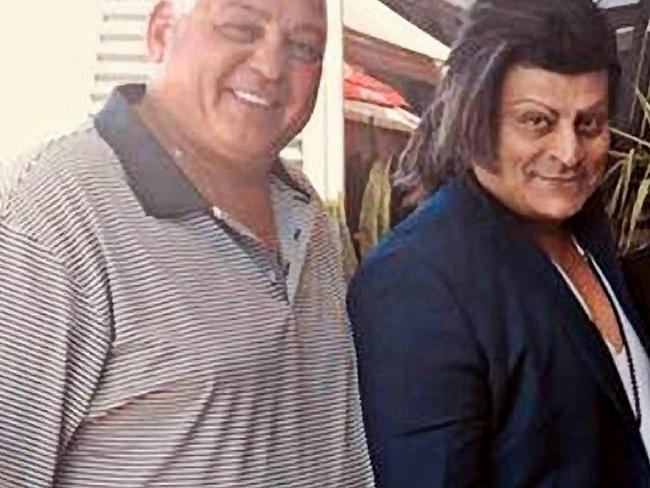 Mick Gatto (L) and Jamal Khan.