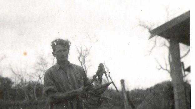 Former crocodile hunter John Preston, of Mackay, pictured at age 17. Picture: Contributed