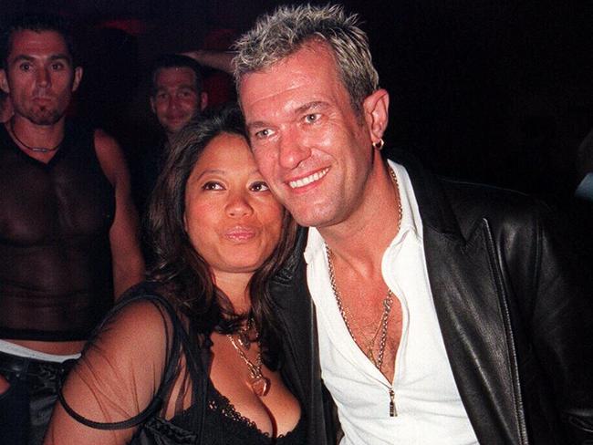 Jimmy Barnes with wife Jane back in 1999. Picture: News Corp Australia