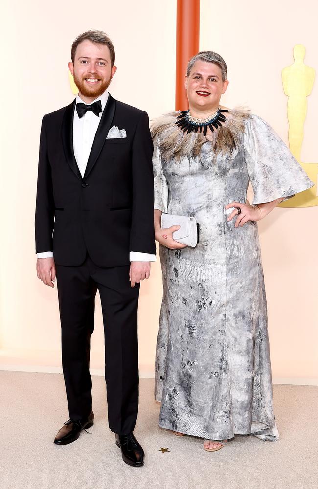 Lachlan Pendragon with his mother Melinda. Picture: Getty Images