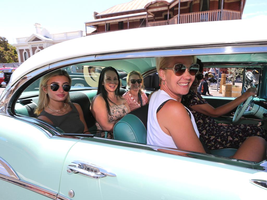 The annual Queenscliff Rod Run may have been called off this weekend, but rev heads still flocked to the town for an "unofficial" meet. Picture: Mike Dugdale