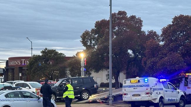 The vehicle was successfully road spiked on Cobborah Rd. Photo: Supplied.