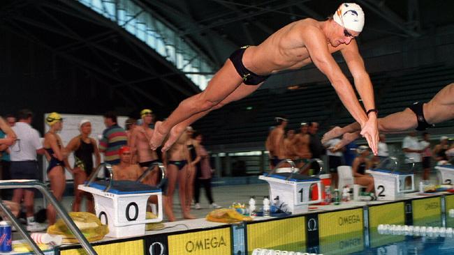 100m freestyle champion Chris Fydler