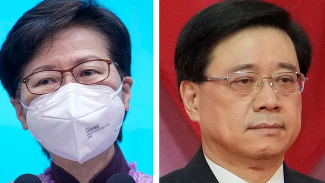 Hong Kong chief secretary John Lee hopes to replace leader Carrie Lam.