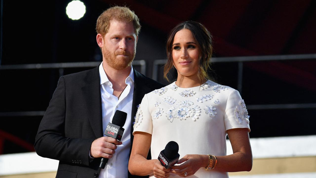 Prince Harry’s bizarre podcast ideas have come to light after the Sussexes lost their multimillion-dollar Spotify deal. Picture: AFP