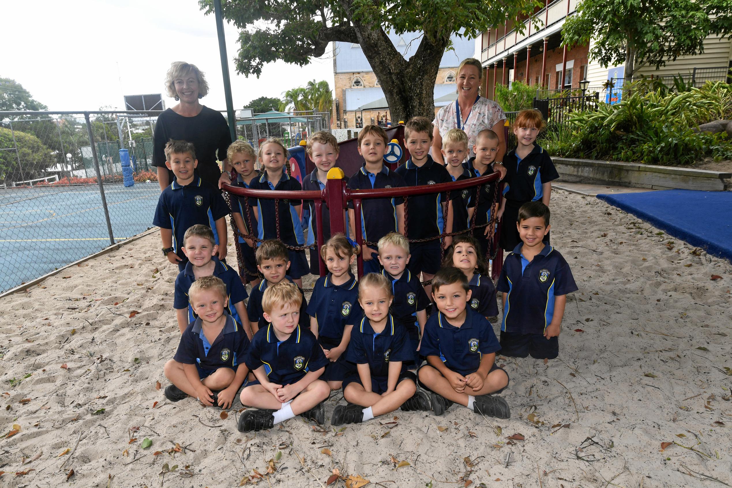 St Patricks Primary - L-R: Teacher, Mrs Michelle Bailey; Teacher Assistant, Mrs Susan BahrBack Row L-R:Mrs Michelle Bailey, Rocco Edwards, Alex Schuetze, Aaliyah Godfrey, Miles Easton, Zander Dodt, Tate Cleary, Parker Impey, Byron Larder, Olivia Armstrong, Mrs Susan BahrMiddle Row L-R:Thomas Greensill, Austin Dore, Molly Seng, Bade Verrills, Dana Mostofizadeh, Theo PhillipsFront Row L-R:Blake McAuliffe, Benjamin Watkins, Annabelle Stevens, Kenneth Burton. Picture: Troy Jegers